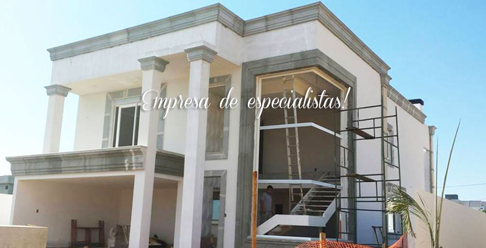 Fachada com acabamento externo em placa cimentícia